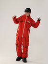 Women's Air Pose Mountain Breaker Stripe Cargo Snow Suits