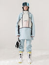 Women's Vector Unisex Reflective Colorful Winter Anorak Two Piece Snowsuit