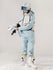 Women's Vector Unisex Reflective Colorful Winter Anorak Two Piece Snowsuit