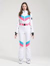 Women's Gsou Snow Retro V Striped Flare Ski Suit