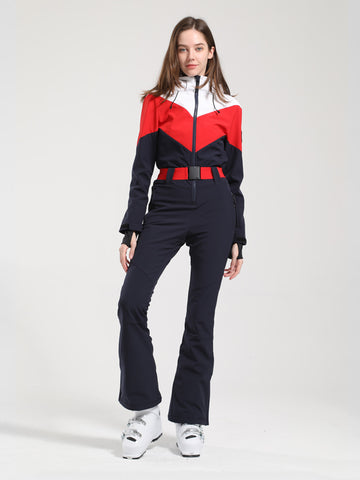 Gsou Snow Retro One Piece Ski Suit
