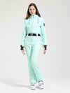 Women's Gsou Snow Classic Flare Belted Ski Suit