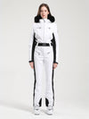Women's Gsou Snow Classic Faux-Fur Trim Flare Ski Suit