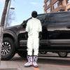 Men's Unisex North White Invicta Reflective Snow Jacket & Pants Set