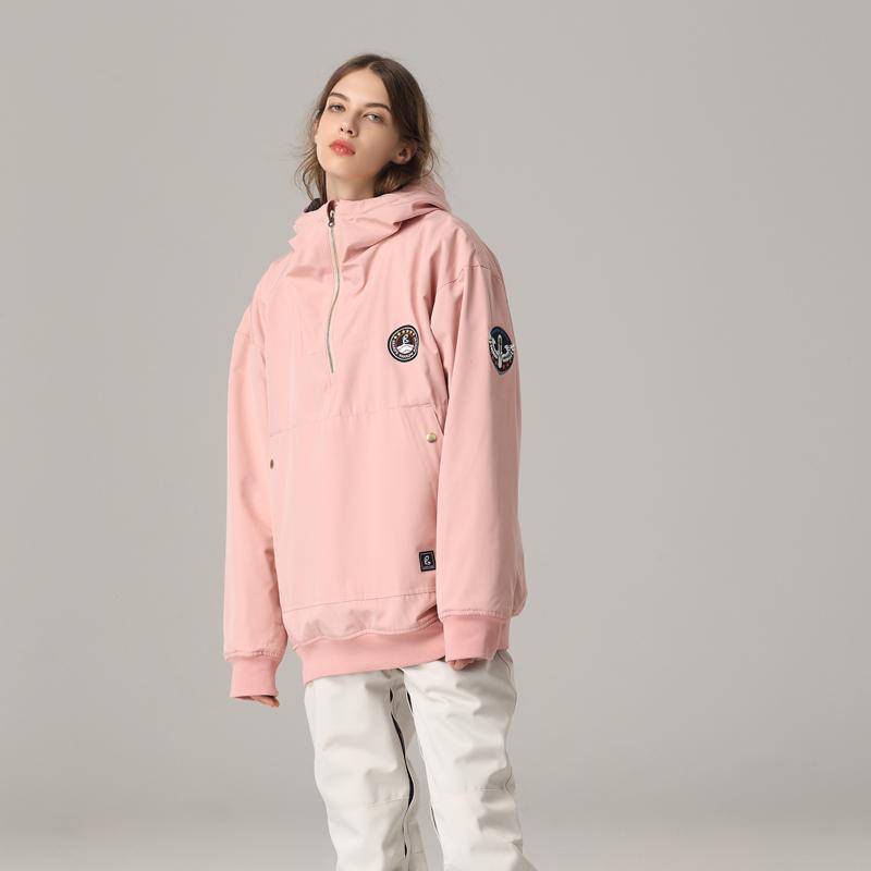Women's Searipe Snow Addict Slope Queen Anorak Fleece Snow Hoodies ...