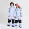 Boy & Girls Unisex Nandn One Piece Stylish Ski Suits Winter Jumpsuit Snowsuits