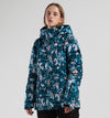 Women's SMN Mountain Aventure Fashion Print Waterproof Snowboard Jacket