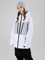 Women's Searipe Independent Colorblock Windbreaker Snow Jacket