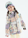 Girl's Vector Colorful Winter Insulated Snow Jacket