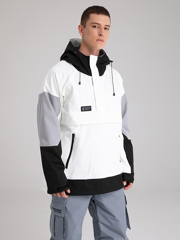 Men's Searipe Mountain Breaker Colorblock Anorak Snow Jacket (U.S. Local Shipping)