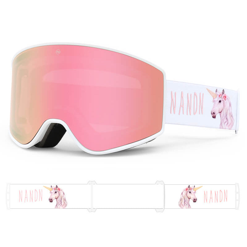 dope goggles Nandn Unisex Snowboard Protection Interchangeable Snow Ski Goggles