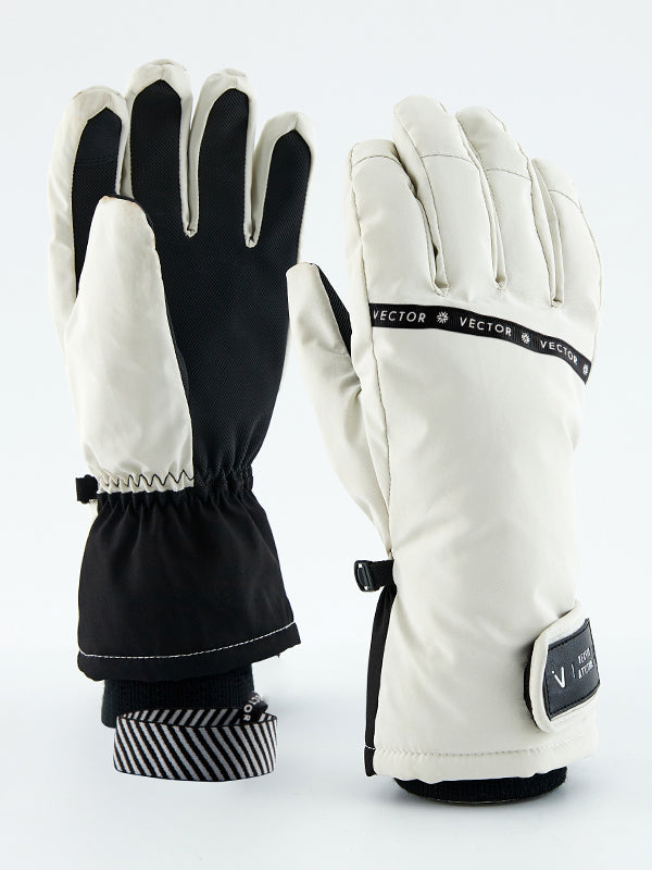 Women's Vector Unisex Colorful Winter Snow Gloves