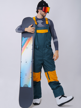 Men's Snowverb Alpine Ranger Bibs Overall Snowboard Pants