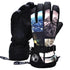 Men's Waterproof Mountain Landscape Snowboard Gloves - snowverb